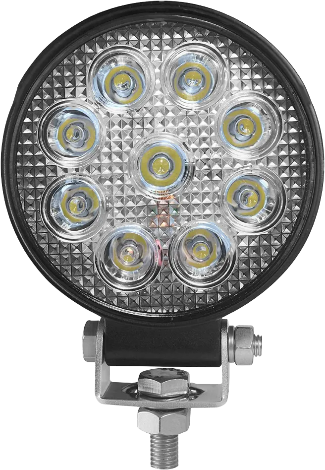 FARO REDONDO D/TRAB. D/ALUM.MULTIVOLT.9-33V 9 LED