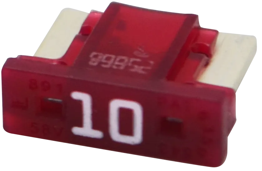 MINIFUSIBLE DE UÑA MODERNO 10A RED 10PC BLISTER
