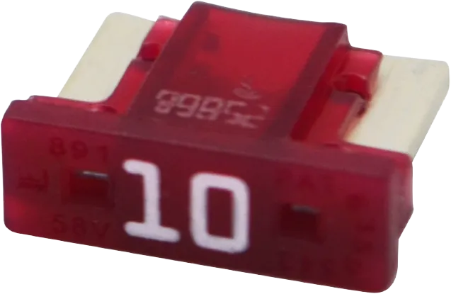MINI FUSIBLE UÑA MOD.10A GUINDA HELLA (CAJA 200 U)