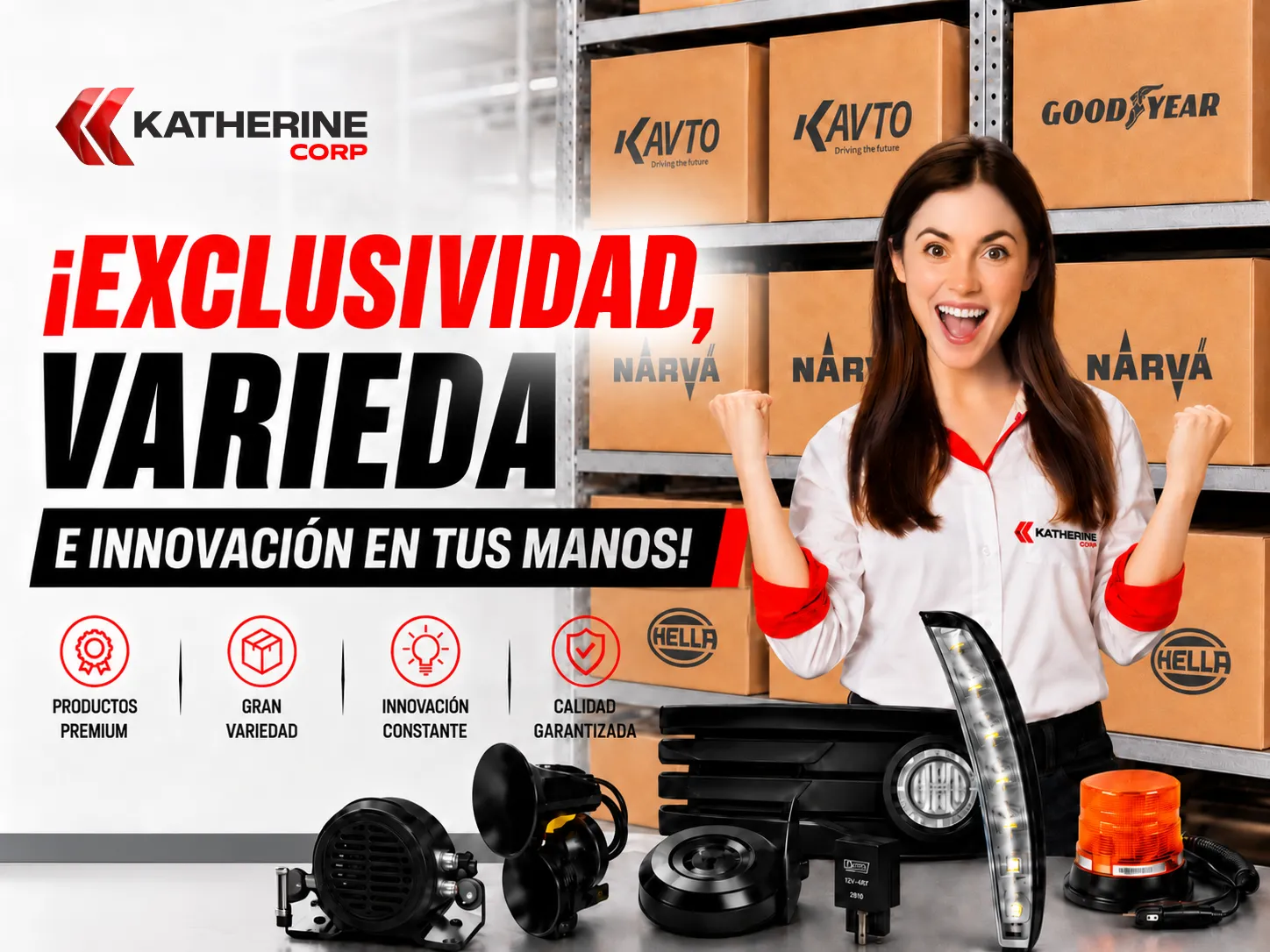 Exclusividad y variedad Katherine Corp